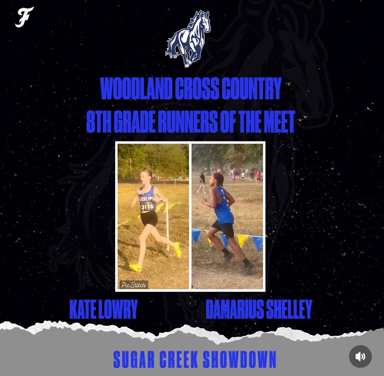 Da'Marius Shelley - Woodland Cross Country 8th Grade Runner of the Meet